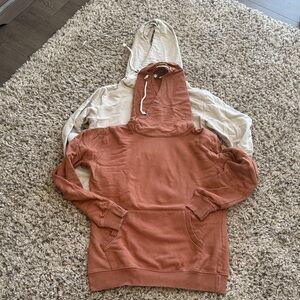 Lily & Lottie Rust and Sand Brynn Crossover Hoodie